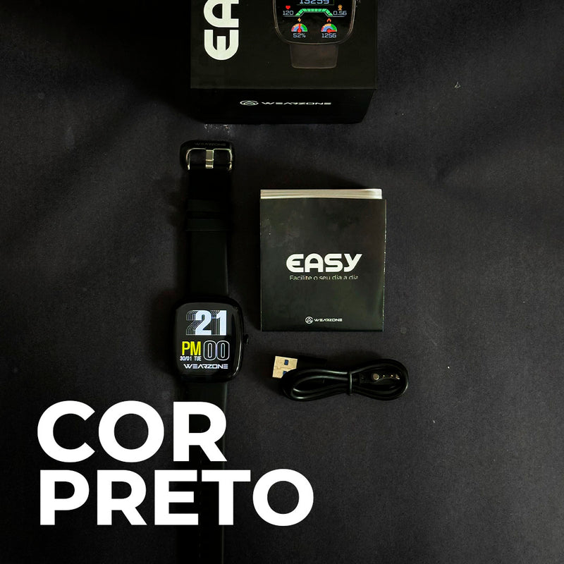 Smartwatch EASY A PROVA D'ÁGUA 1 ATM 45mm