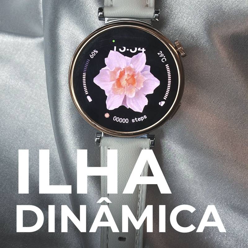 Smartwatch ÁUREA 40mm | TELA AMOLED | DUAS PULSEIRAS